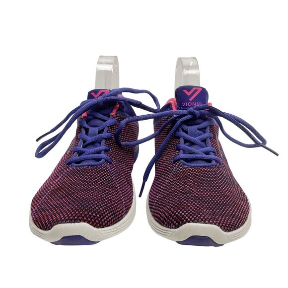 Vionic | Adley Purple & Pink Comfort Active Walking Sneakers - Picture 3 of 10